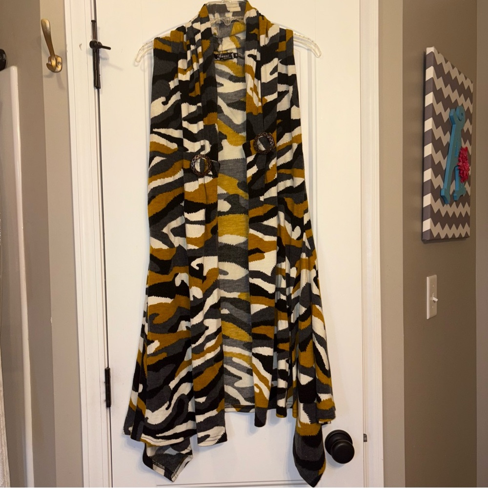 Stylish Camouflage Cardigan